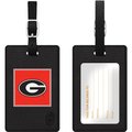 Centon Black Leather Classic Bag Tag University, S1-CBT-UGA-00A S1-CBT-UGA-00A